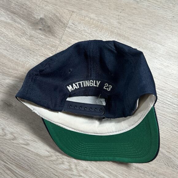 Vintage New York Yankees Hat Don‎ Mattingly #23 Snapback MLB AJD Blue Cap - Picture 8 of 9